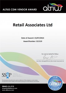 Retail Associates awarded approved Altius CDM vendor status