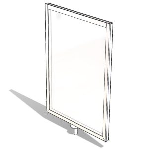 In Queue Merchandising Portrait A4 Sign Holder
