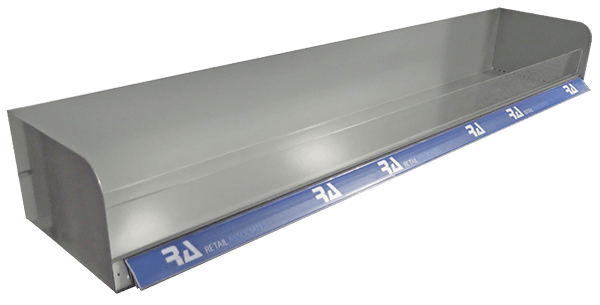 In Queue Merchandising Large Slat Board Shelves