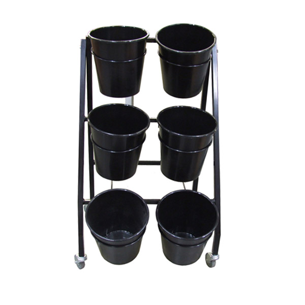 Mobile 6 Buckets Flower Stand Retail Associates