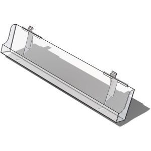 In Queue Merchandising Single Slat Board Magazine Rack