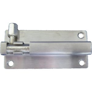 Stainless steel checkout door bolt